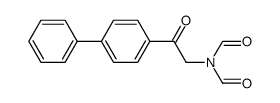 N-(2-([1,1'-biphenyl]-4-yl)-2-oxoethyl)-N-formylformamide结构式