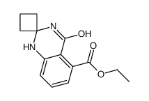 Ethyl 4-Oxospiro[1,2,3,4-tetrahydroquinazoline-2,1'-cyclobutane]-5-carboxylate structure