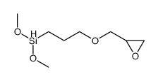 dimethoxy-[3-(oxiran-2-ylmethoxy)propyl]silane Structure