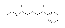 Ethyl 2-methylene-5-oxo-5-phenylpentanoate结构式