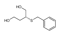 (R)-2-Benzylsulfanyl-butane-1,4-diol Structure