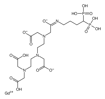 DTPA-4-aminobutane-1,1-diphosphonate structure
