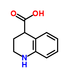 1,2,3,4-Tetrahydro-2-quinolinecarboxylic acid structure