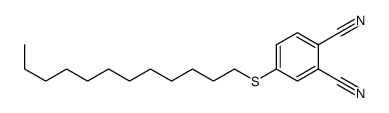 4-dodecylsulfanylbenzene-1,2-dicarbonitrile Structure