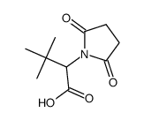 N-succinyl-DL-tert-leucine Structure