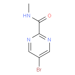 5-Bromo-N-methylpyrimidine-2-carboxamide structure