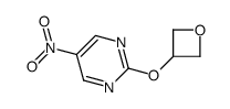 5-Nitro-2-(oxetan-3-yloxy)pyrimidine structure