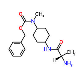 Benzyl [4-(alanylamino)cyclohexyl]methylcarbamate Structure
