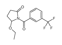 5-ethoxy-1-[3-(trifluoromethyl)benzoyl]pyrrolidin-2-one结构式