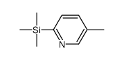 Pyridine, 5-methyl-2-(trimethylsilyl)- (9CI) structure