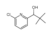 1-(6-chloropyridin-2-yl)-2,2-dimethylpropanol结构式