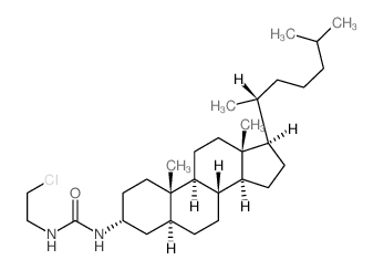Urea,N-(2-chloroethyl)-N'-[(3a,5a)-cholestan-3-yl]- (9CI)结构式