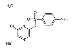 sodium,(4-aminophenyl)sulfonyl-(6-chloropyrazin-2-yl)azanide,hydrate图片