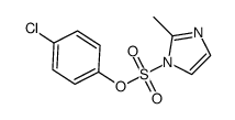 4-chlorophenyl 2-methyl-1H-imidazole-1-sulfonate结构式