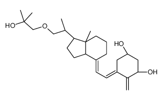 (1R,3S,5Z)-5-[(2E)-2-[(1R,3aS,7aR)-1-[(2S)-1-(2-hydroxy-2-methylpropoxy)propan-2-yl]-7a-methyl-2,3,3a,5,6,7-hexahydro-1H-inden-4-ylidene]ethylidene]-4-methylidenecyclohexane-1,3-diol Structure