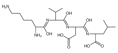 lysyl-valyl-aspartyl-leucine Structure