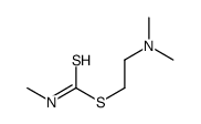 2-(dimethylamino)ethyl N-methylcarbamodithioate Structure