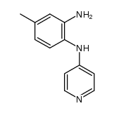 4-(2-amino-4-methylphenyl)aminopyridine结构式