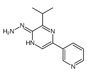 (3-propan-2-yl-5-pyridin-3-ylpyrazin-2-yl)hydrazine Structure