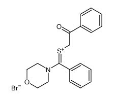 (E)-(morpholino(phenyl)methylene)(2-oxo-2-phenylethyl)sulfonium bromide结构式