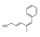 4-methyl-5-phenylpenta-2,4-dien-1-ol结构式