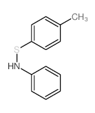 Benzenesulfenamide,4-methyl-N-phenyl-结构式