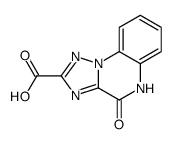 4-氧代-5H-[1,2,4]三唑并[1,5-a]喹喔啉-2-羧酸结构式