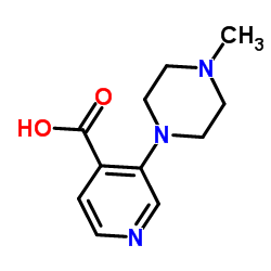 3-(4-methylpiperazin-1-yl)isonicotinic acid Structure