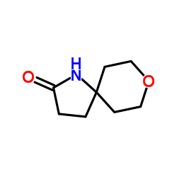 8-Oxa-1-azaspiro[4.5]decan-2-one结构式