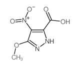 1H-Pyrazole-3-carboxylicacid,5-methoxy-4-nitro-(9CI) structure