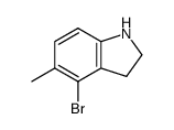 4-Bromo-5-methylindoline Structure