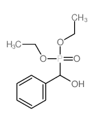 Phosphonic acid,P-(hydroxyphenylmethyl)-, diethyl ester structure
