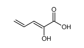 2-hydroxy-2,4-pentadienoate Structure