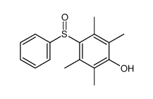 2,3,5,6-tetramethyl-4-(phenylsulfinyl)phenol结构式
