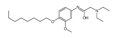 2-(diethylamino)-N-(3-methoxy-4-octoxyphenyl)acetamide Structure