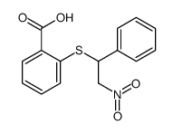 2-(2-nitro-1-phenylethyl)sulfanylbenzoic acid Structure