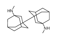 N,N'-Dimethyl-1,1'-biadamantane-3,3'-diamine结构式