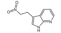 3-(2-nitroethyl)-1H-pyrrolo[2,3-b]pyridine结构式