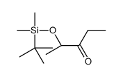 (2S)-2-[tert-butyl(dimethyl)silyl]oxypentan-3-one结构式