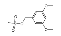 3,5-dimethoxybenzyl methanesulfonate Structure