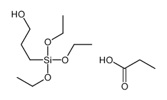 propanoic acid,3-triethoxysilylpropan-1-ol结构式