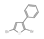 2 5-DIBROMO-3-PHENYLTHIOPHENE structure