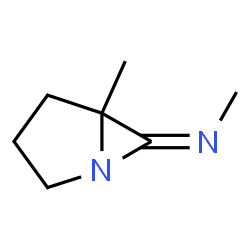 Methanamine, N-(5-methyl-1-azabicyclo[3.1.0]hex-6-ylidene)-, (E)- (9CI)结构式