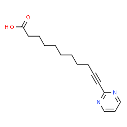 10-Undecynoic acid, 11-(2-pyrimidinyl)- (9CI)结构式