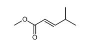 Methyl (E)-3-isopropylacrylate, Methyl trans-4-methylpent-2-enoate结构式