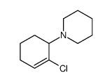 1-(2-chlorocyclohex-2-en-1-yl)piperidine结构式