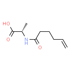 Alanine,N-(1-oxo-5-hexenyl)- (9CI)结构式