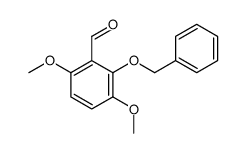 3,6-dimethoxy-2-phenylmethoxybenzaldehyde结构式