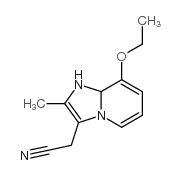 Imidazo[1,2-a]pyridine-3-acetonitrile, 8-ethoxy-1,8a-dihydro-2-methyl- (9CI)结构式
