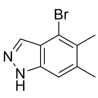 4-Bromo-5,6-dimethyl-1H-indazole Structure